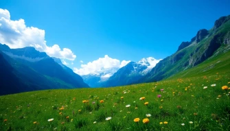 Mountain Meadow Wallpaper