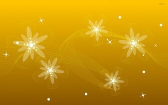 Translucent Mustard Flowers Wallpaper Digital Art