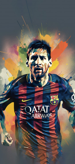 Lionel Messi Art Wallpaper Cool Leo For iPhone