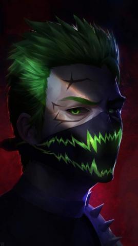 Joker Anime iPhone Wallpaper Savage