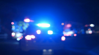 Ambulance Cops And Firetrucks Blurry Lights Panning Background At