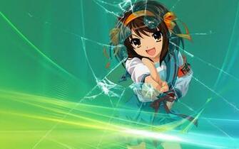 The Melancholy Of Haruhi Suzumiya Computer Wallpaper