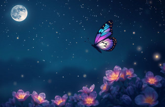 Night Butterfly Wallpaper