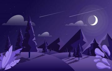 Vector Landscape Illustration Art Choose From