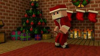 Minecraft Christmas Wallpaper