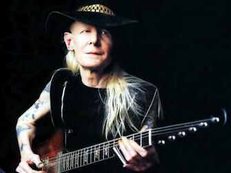 Johnny Winter Playing A Gibson Firebird Wallpaper