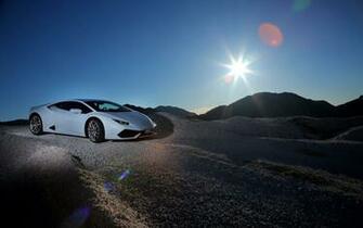 Lamborghini Car Sunset Wallpaper HD Top