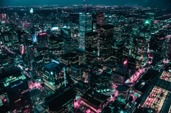 Night City Aesthetic Wallpaper