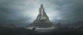 Sci Fi Post Apocalyptic Space Shuttle Landscape HD