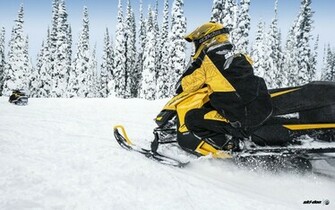Ski Doo Mxz Turbo Sno Pro Snowmobile Winter E Wallpaper