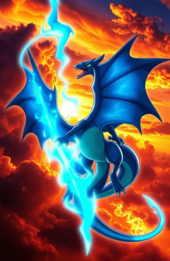 Pokemon Mega Charizard X Wallpaper