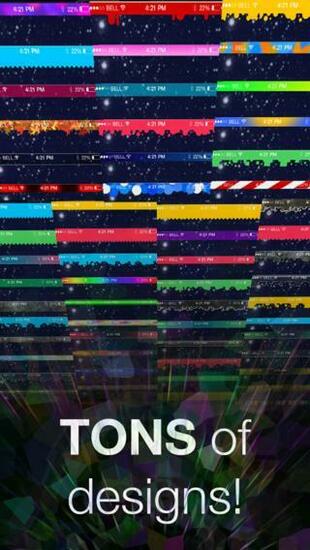 Status Art Cool Bar Effects By Customizing Your Wallpaper On