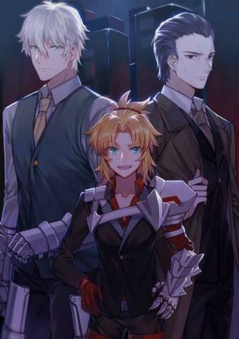 Wallpaper Mordred Agravain Gawain Fate Grand Order