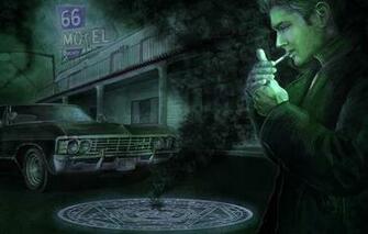 Wallpaper Supernatural Dean Chevrolet
