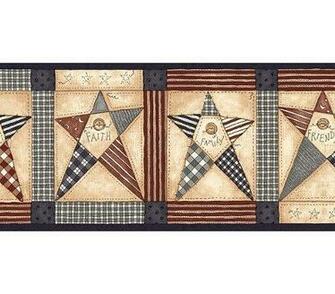 Pin Country Star Wallpaper Border