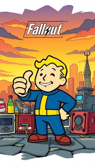 Vault Boy Phone Wallpaper