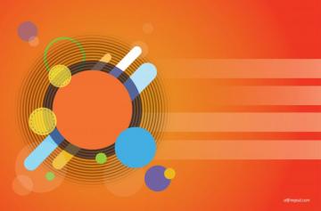 Orange Circle Abstract Background Psd And Graphic Designs