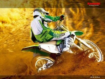 Kawasaki Dirt Bike Wallpaper