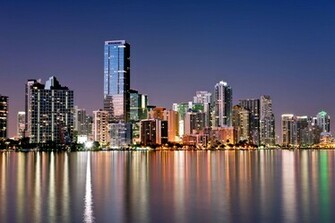 Miami Skyline HD Wallpaper Full Size