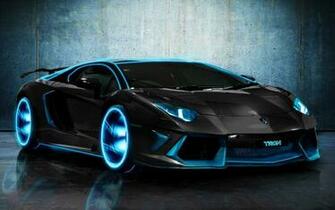 Fondo Escritorio Lamborghini Aventador Tron