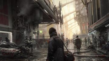 Futuristic City Epidemic People Sci Fi