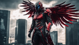 Blood Raven X Suit Wallpaper