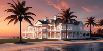 Beach House Wallpaper