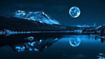 Galaxy Moon Wallpaper