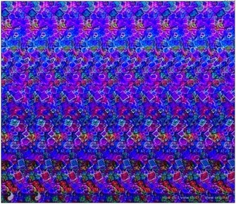 3d Stereogram Image Widescreen HD Wallpaper