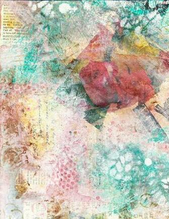 Canadian Scrap Tramp Mixed Media Background