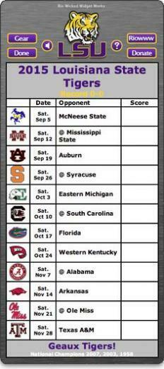 Lsu Football Schedule