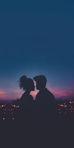 Love Desire Couples Romantic Lovers Sunset Couple