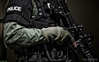 Amazing Police Guns Wallpaper Background HD