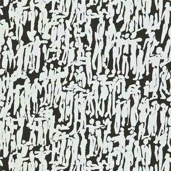 Onyx Black Chalk White People Momentum Harlequin