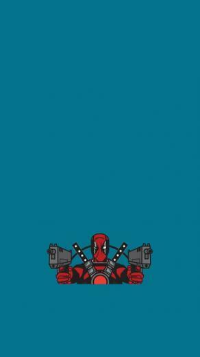 Deadpool Guns iPhone Plus Wallpaper