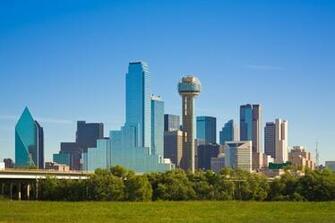 Dallas City Skyline Texas