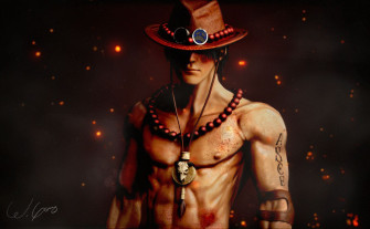 Wallpaper One Piece Ace 3d Artstation Portgas D Concept William