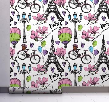 Gw5201 Grace Gardenia Paris Balloons Flowers Peel And Stick