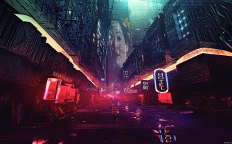 Futuristic City Science Fiction Concept Art Digital 4k Wallpaper