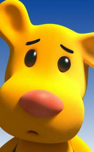 Cartoon Character Funny Yellow Animal HD Wallpaper