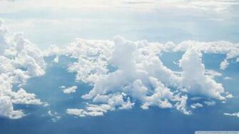 Aerial Photography Wallpaper Sky And Clouds