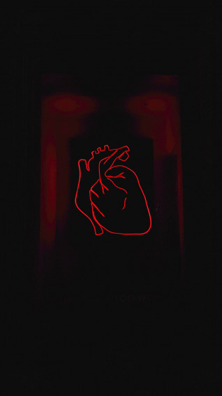 Neon Red Wallpaper
