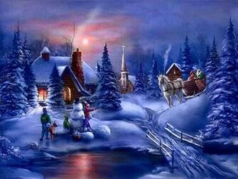 Beautiful Winter Scenery Wallpaper