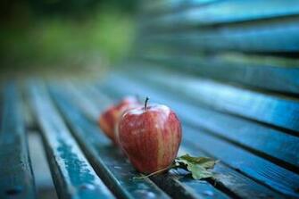 Apple Ripe Bench Stock Photos Image HD Wallpaper Picture