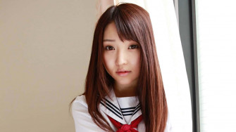 Japanese School Girl Poses Wallpaper