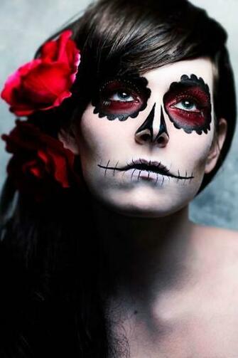 Sugar Skull Girl Wallpaper For iPhone HD Background