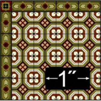 Buy The Brodnax Prints Inch Scale Dollhouse Miniature Wallpaper