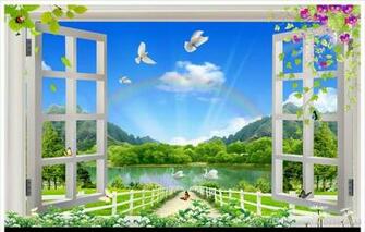 High End Custom 3d Photo Wallpaper Murals Wall Paper Nature