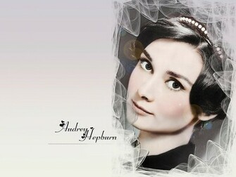 Wallpaper Photo Art Audrey Hepburn