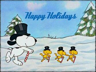 Christmas With Snoopy Wallpaper